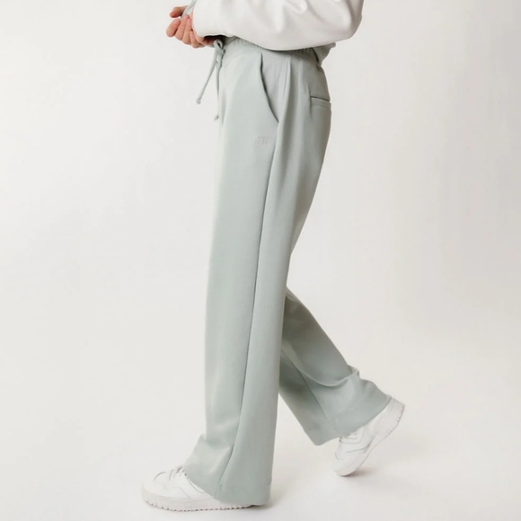 Albion Neo Trouser Scuba In Mint Women's XXL Wideleg - Picture 2 of 14